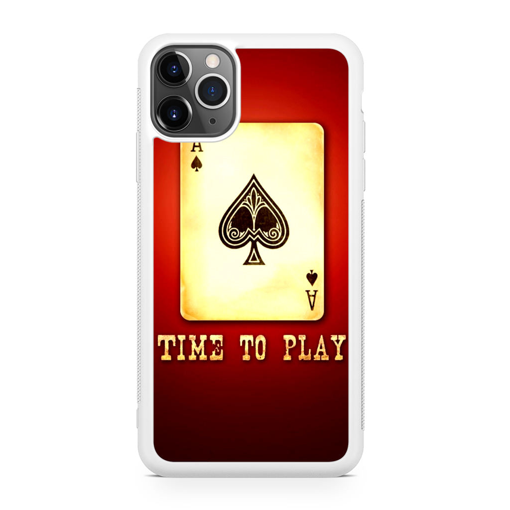 Game Card Time To Play iPhone 11 Pro Case