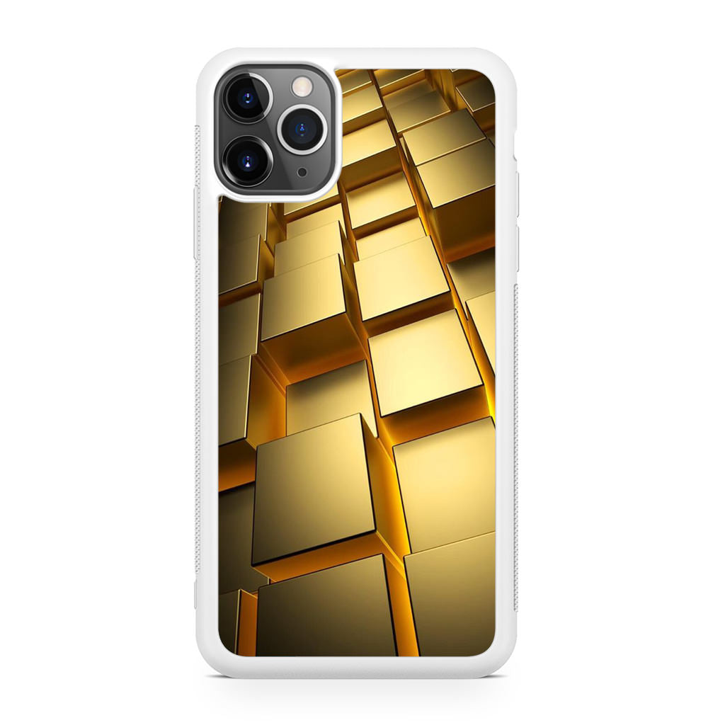 Golden Cubes iPhone 11 Pro Case