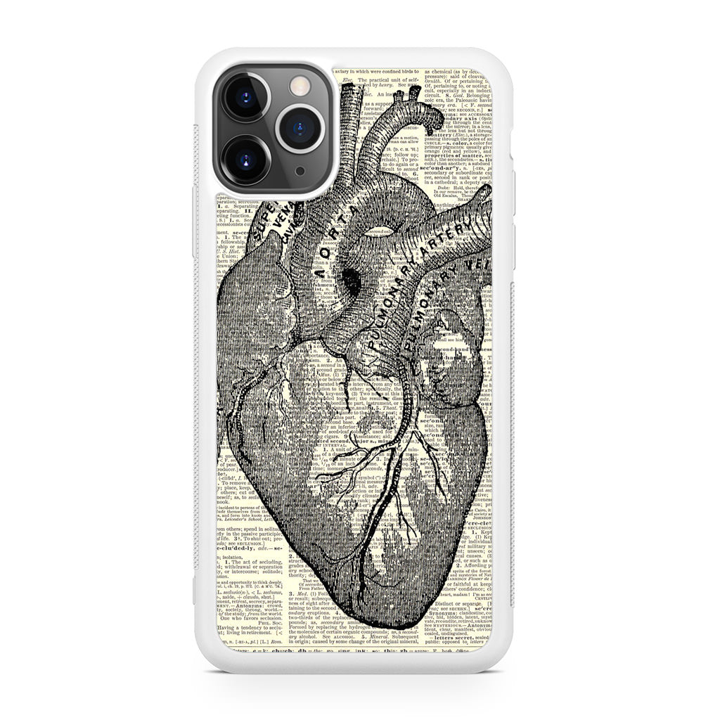 Heart Book Art iPhone 11 Pro Case
