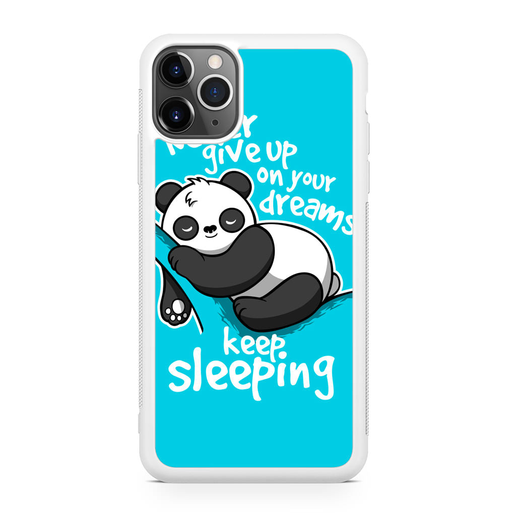 Panda Keep Sleeping iPhone 11 Pro Case