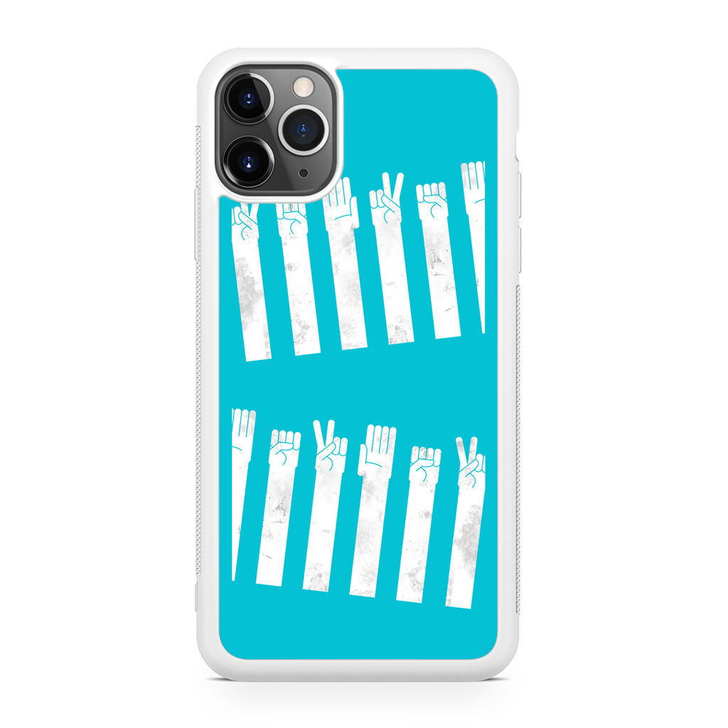 Rock Paper Scissors Zebra Crossing iPhone 11 Pro Case