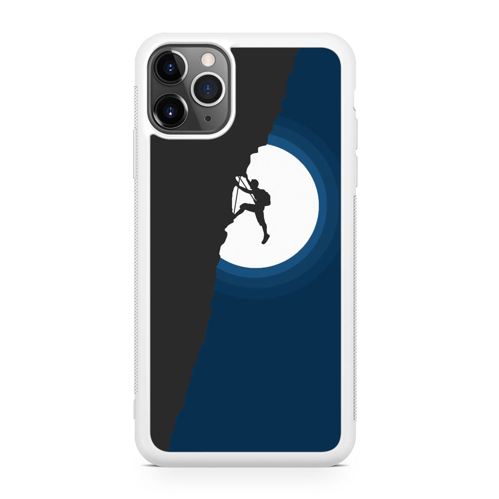 Silhouette of Climbers iPhone 11 Pro Case