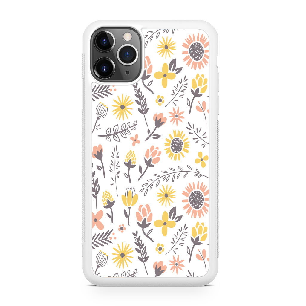 Spring Things Pattern iPhone 11 Pro Case
