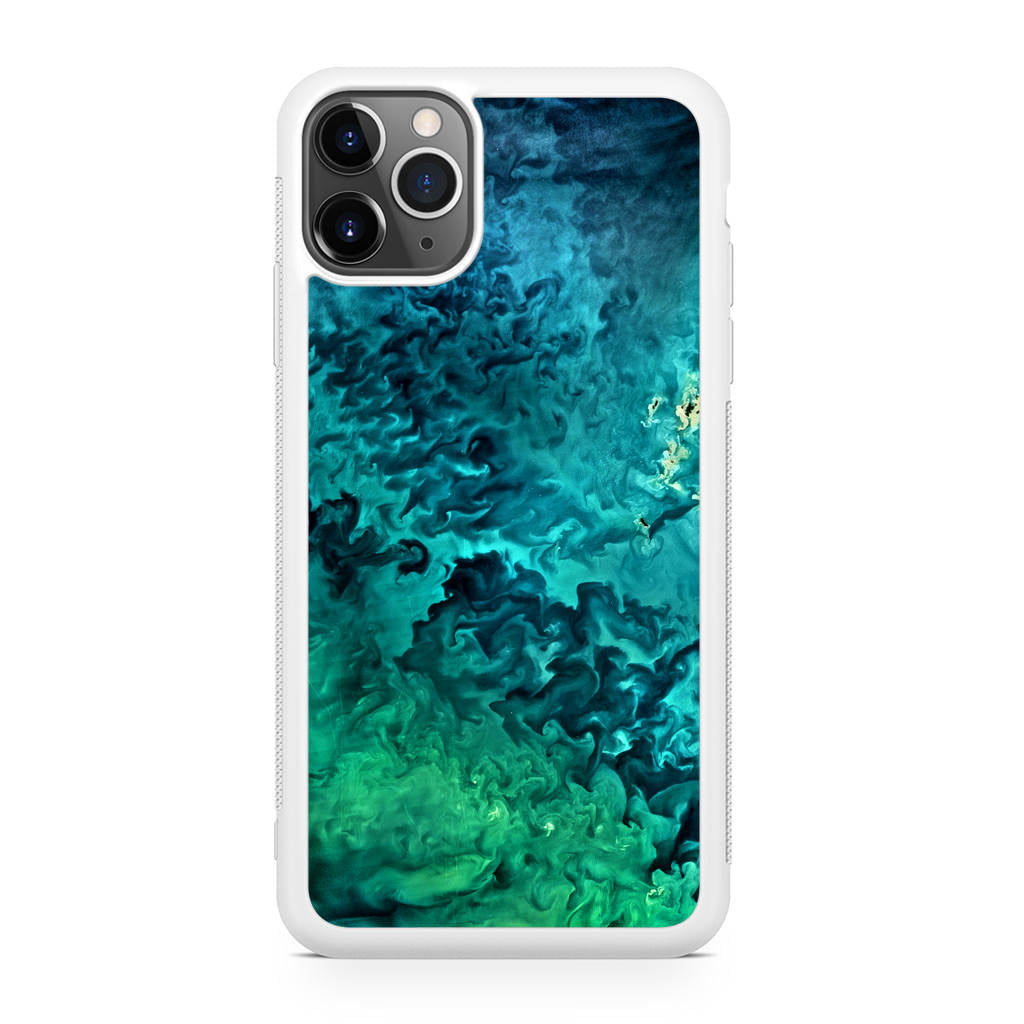Swirls In The Yellow Sea iPhone 11 Pro Max Case
