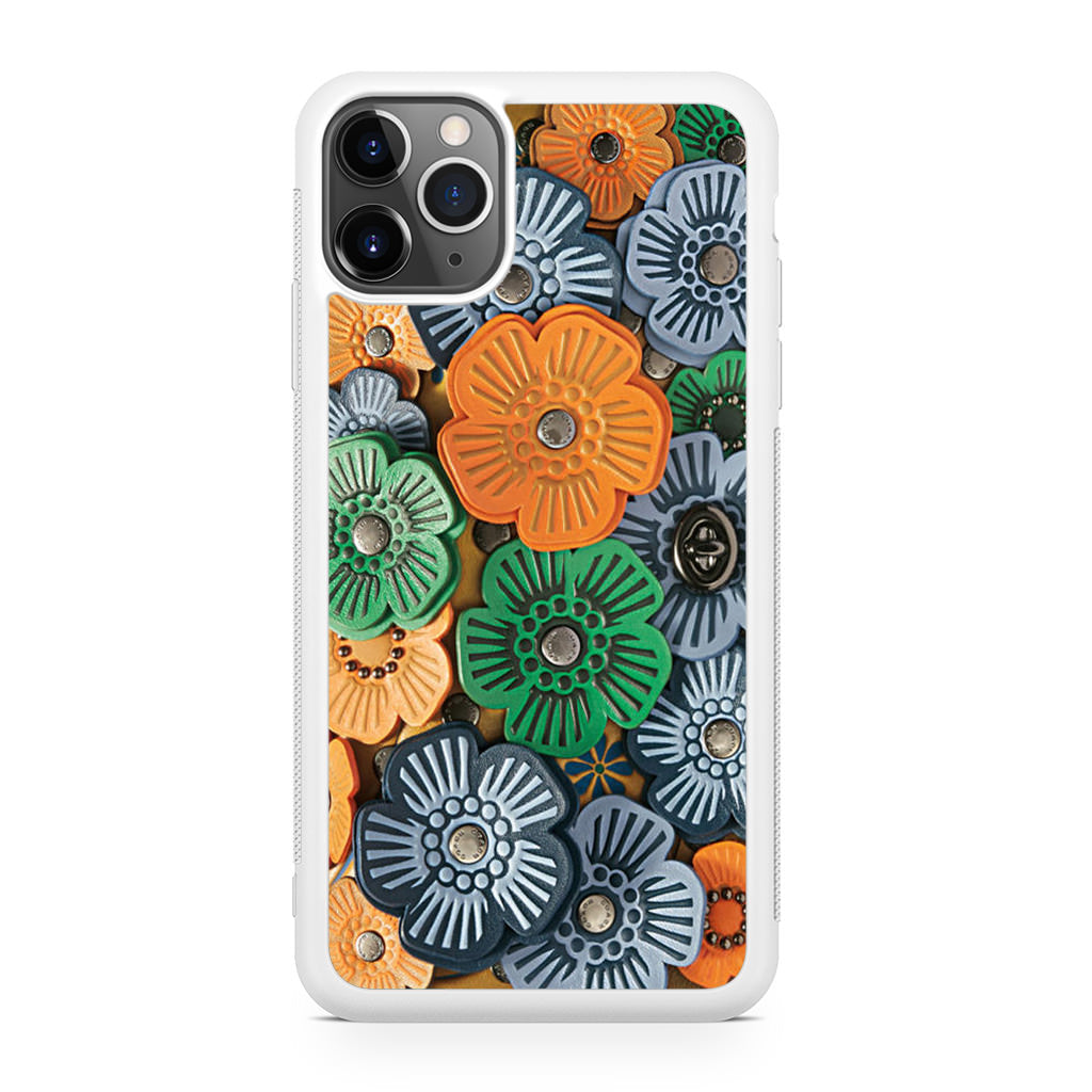 Tea Rose Applique iPhone 11 Pro Case