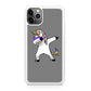 Unicorn Dabbing Grey iPhone 11 Pro Max Case