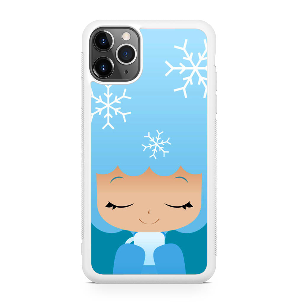 Winter Afro Girl iPhone 11 Pro Case