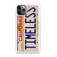 Back to the Future License Plate Timeless iPhone 11 Pro Case