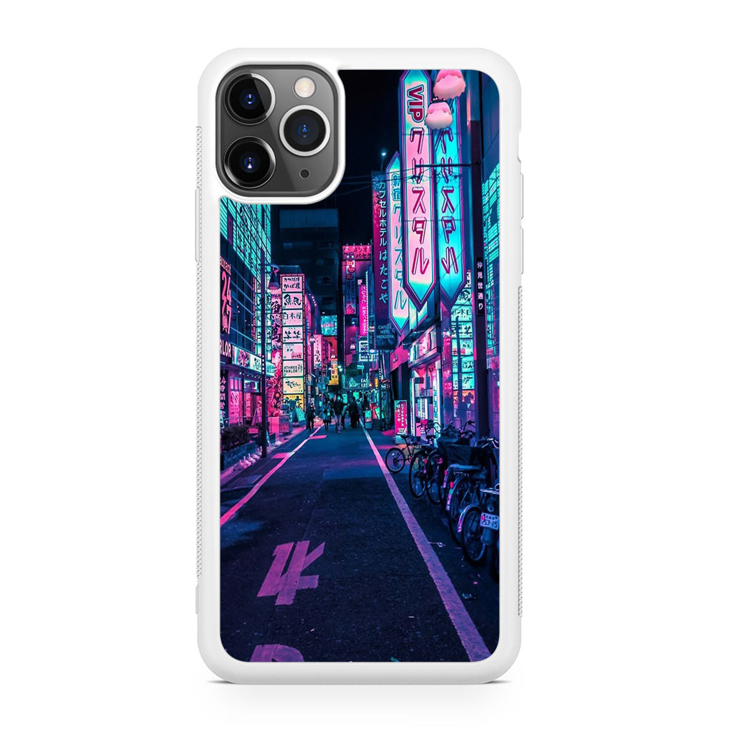 Tokyo Street Wonderful Neon iPhone 11 Pro Case