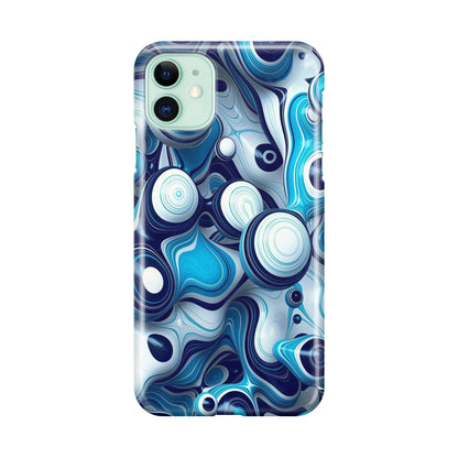 Abstract Art All Blue iPhone 12 Case