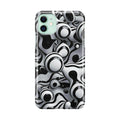 Abstract Art Black White iPhone 11 Case