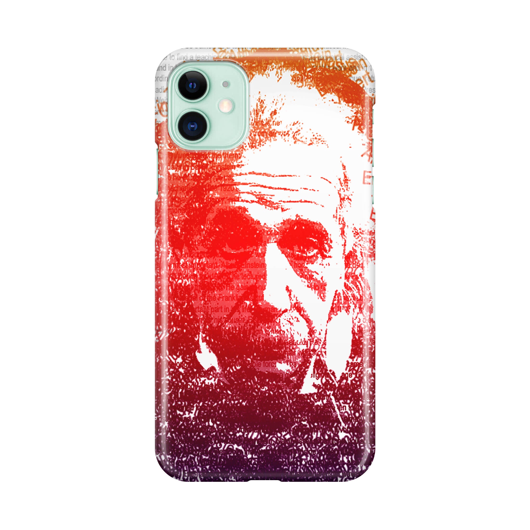 Albert Einstein Art iPhone 12 Case