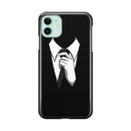 Anonymous Black White Tie iPhone 11 Case