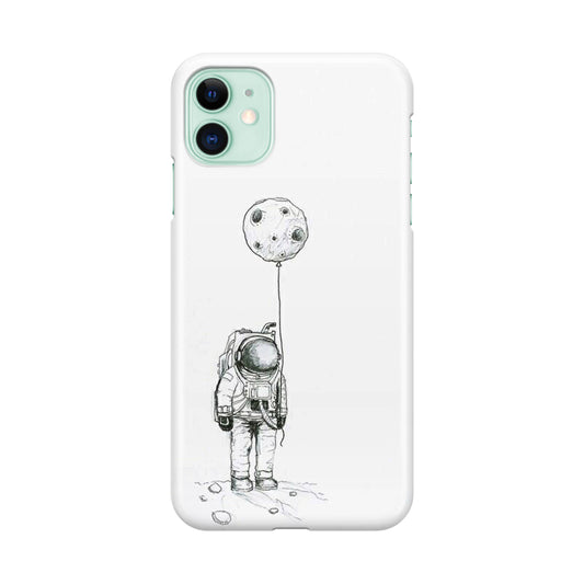 Astronaut Moon Balloon iPhone 11 Case