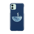 Astronaut Mowing The Moon iPhone 12 Case