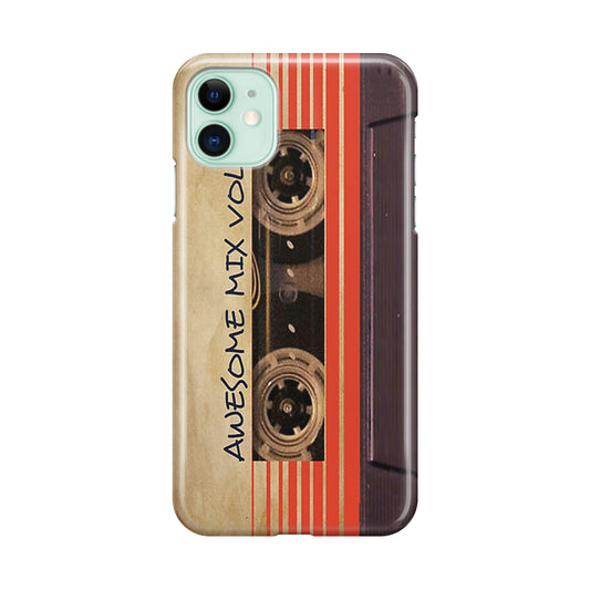 Awesome Mix Vol 1 Cassette iPhone 11 Case