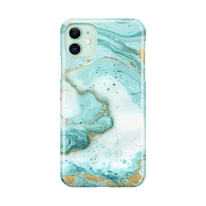 Azure Water Glitter iPhone 12 mini Case