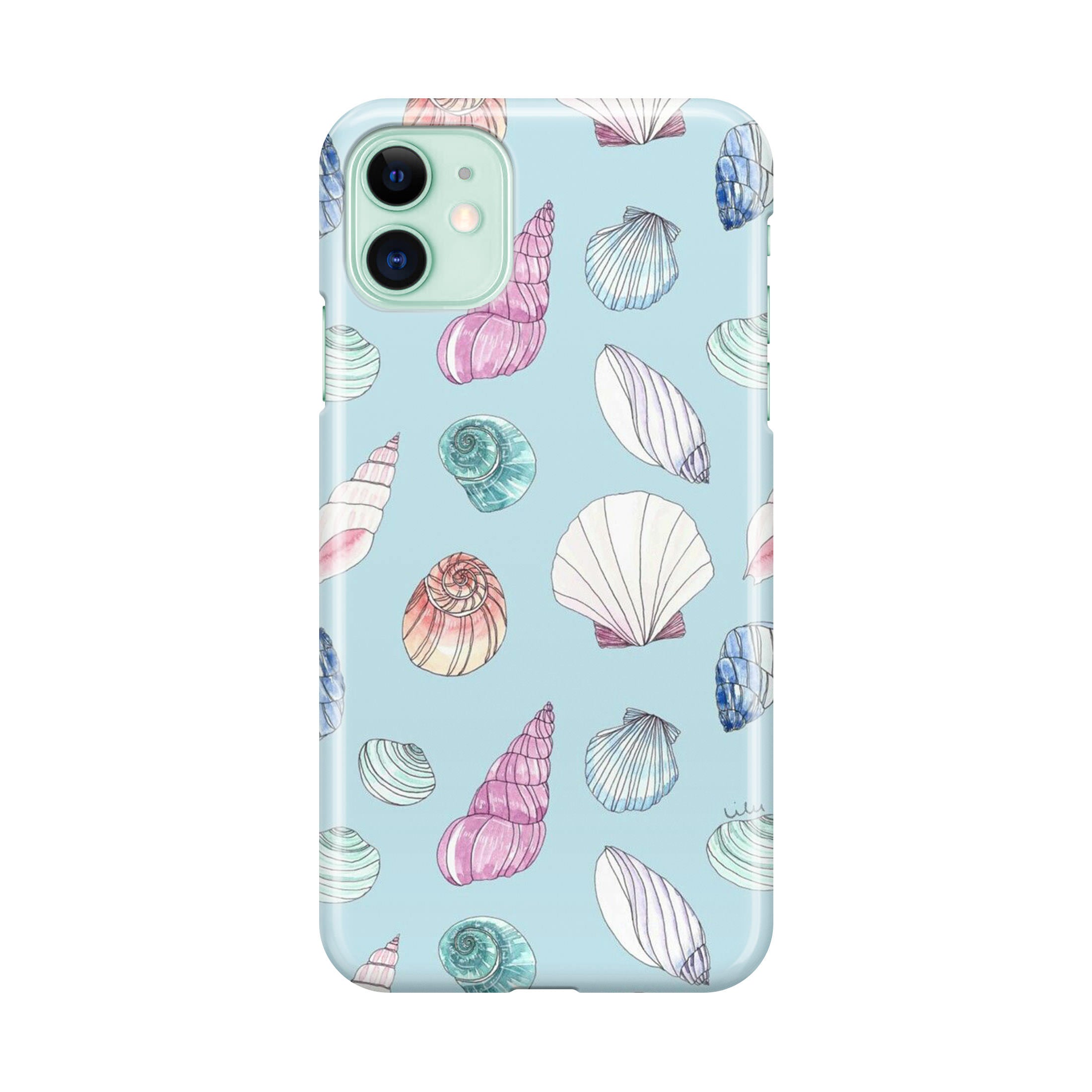 Beach Shells Pattern iPhone 11 Case
