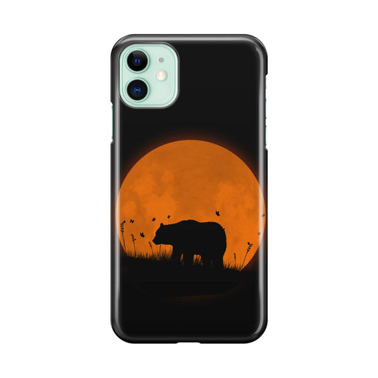 Bear Silhouette iPhone 11 Case