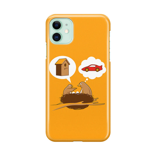 Bird Life Priorities iPhone 11 Case