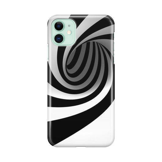 Black and White Twist iPhone 11 Case