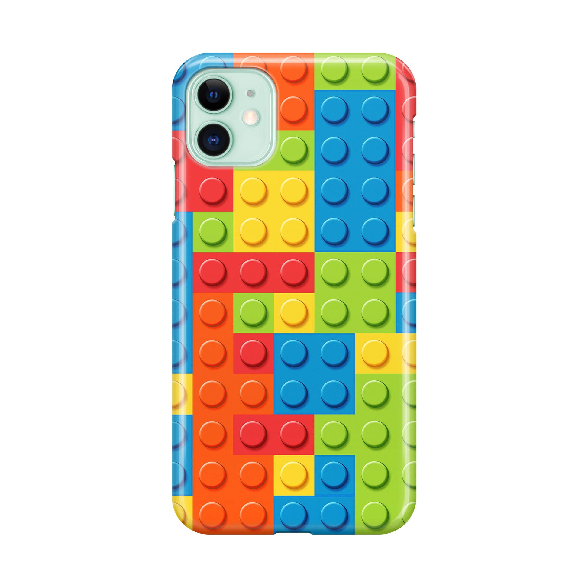 Blocks Rainbow Pattern iPhone 11 Case