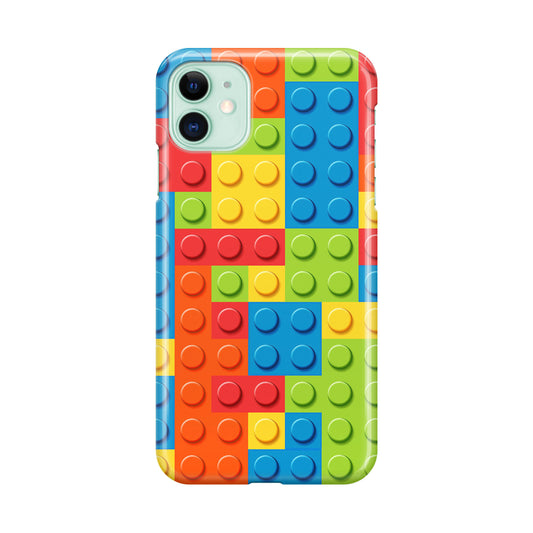 Blocks Rainbow Pattern iPhone 11 Case