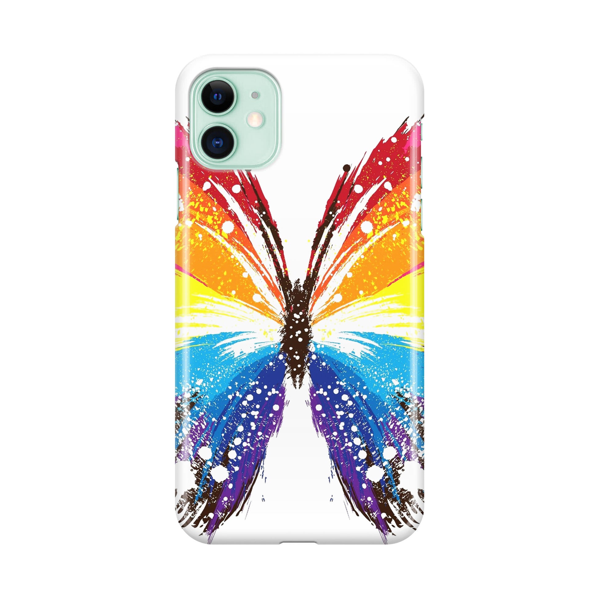 Butterfly Abstract Colorful iPhone 11 Case