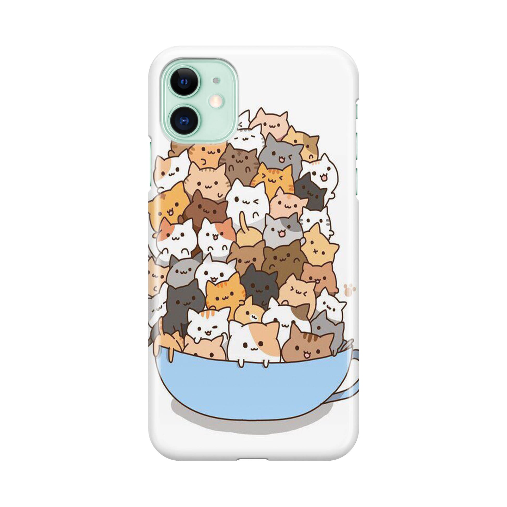 Cats on A Bowl iPhone 11 Case