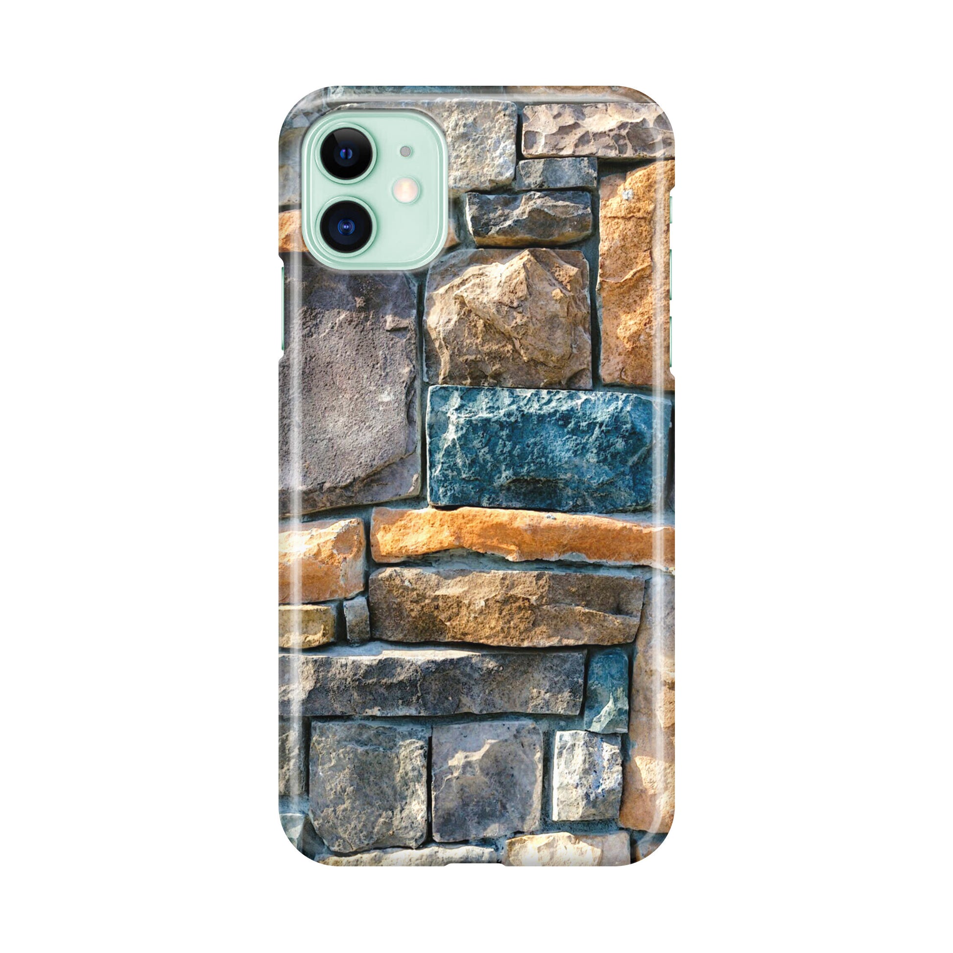 Colored Stone Piles iPhone 11 Case