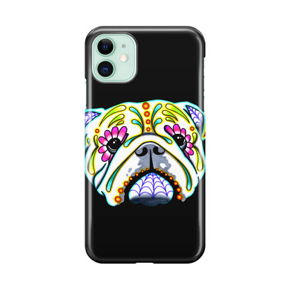Colorful Bulldog Art iPhone 12 Case