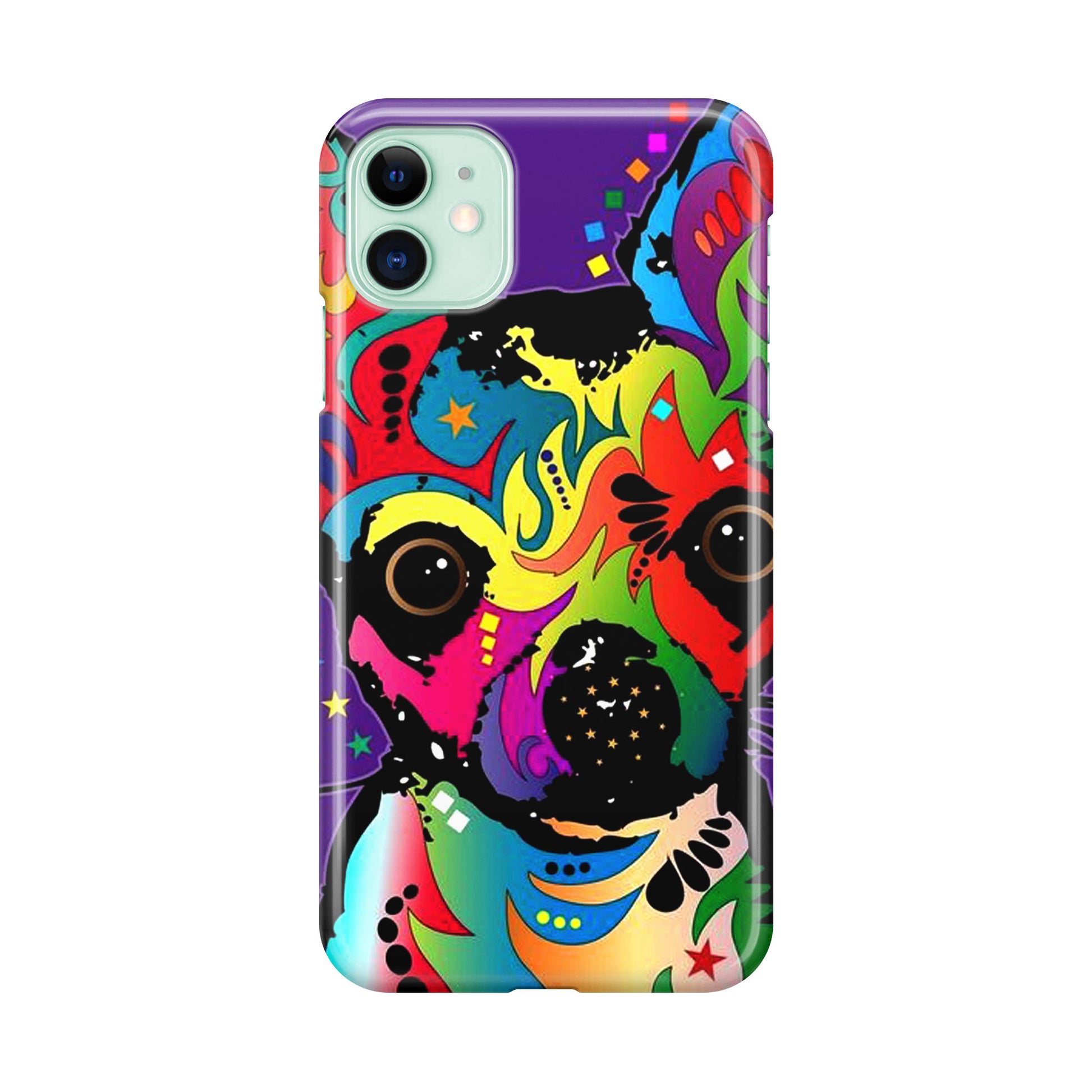 Colorful Chihuahua iPhone 12 Case