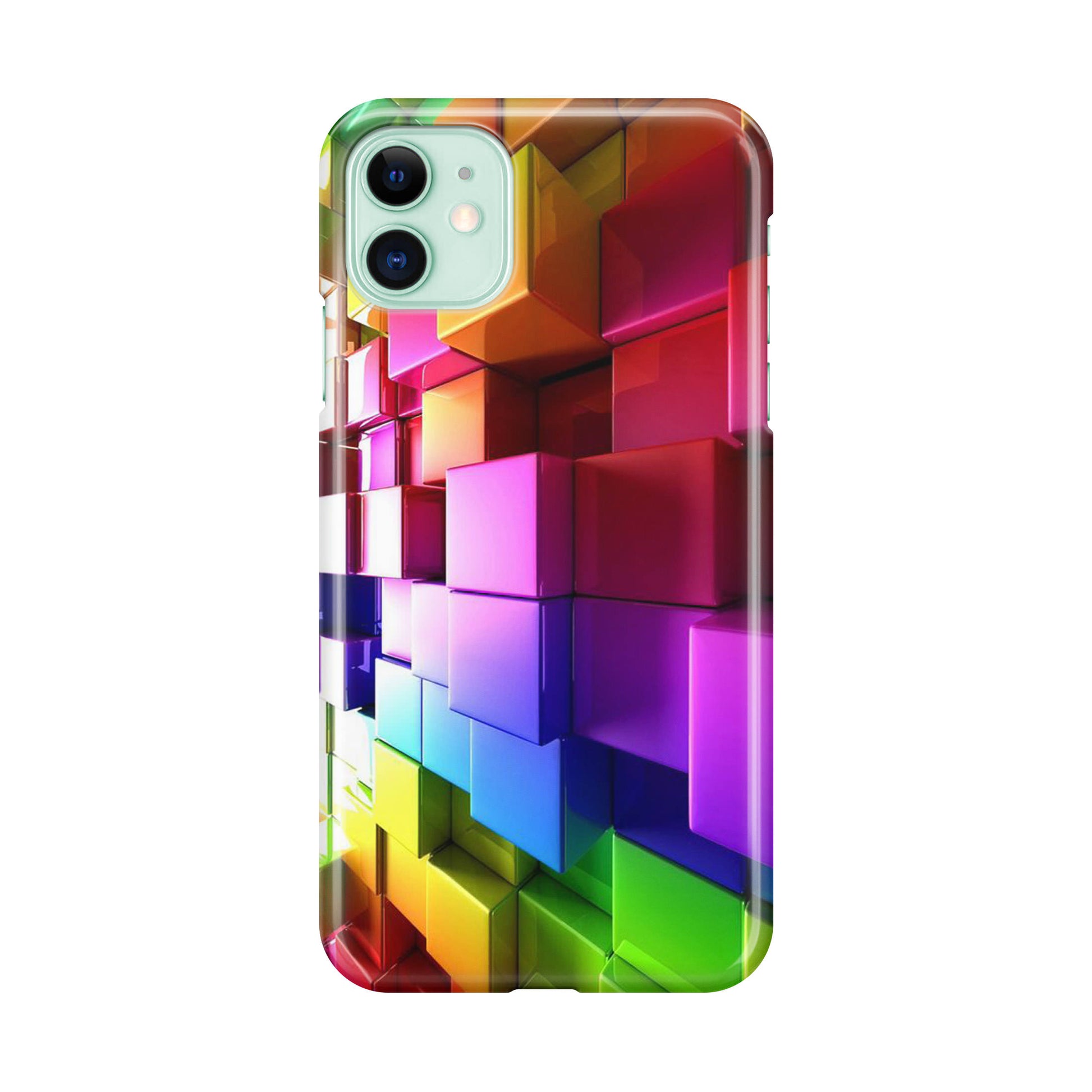 Colorful Cubes iPhone 11 Case