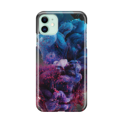 Colorful Dust Art on Black iPhone 12 Case
