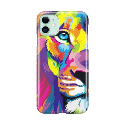 Colorful Lion iPhone 11 Case