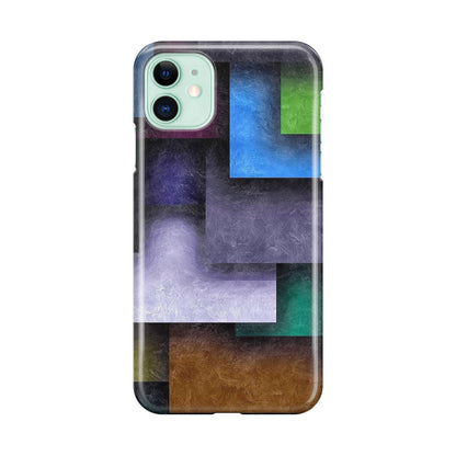 Colorful Rectangel Art iPhone 11 Case