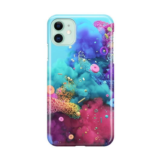 Colorful Smoke Boom iPhone 11 Case