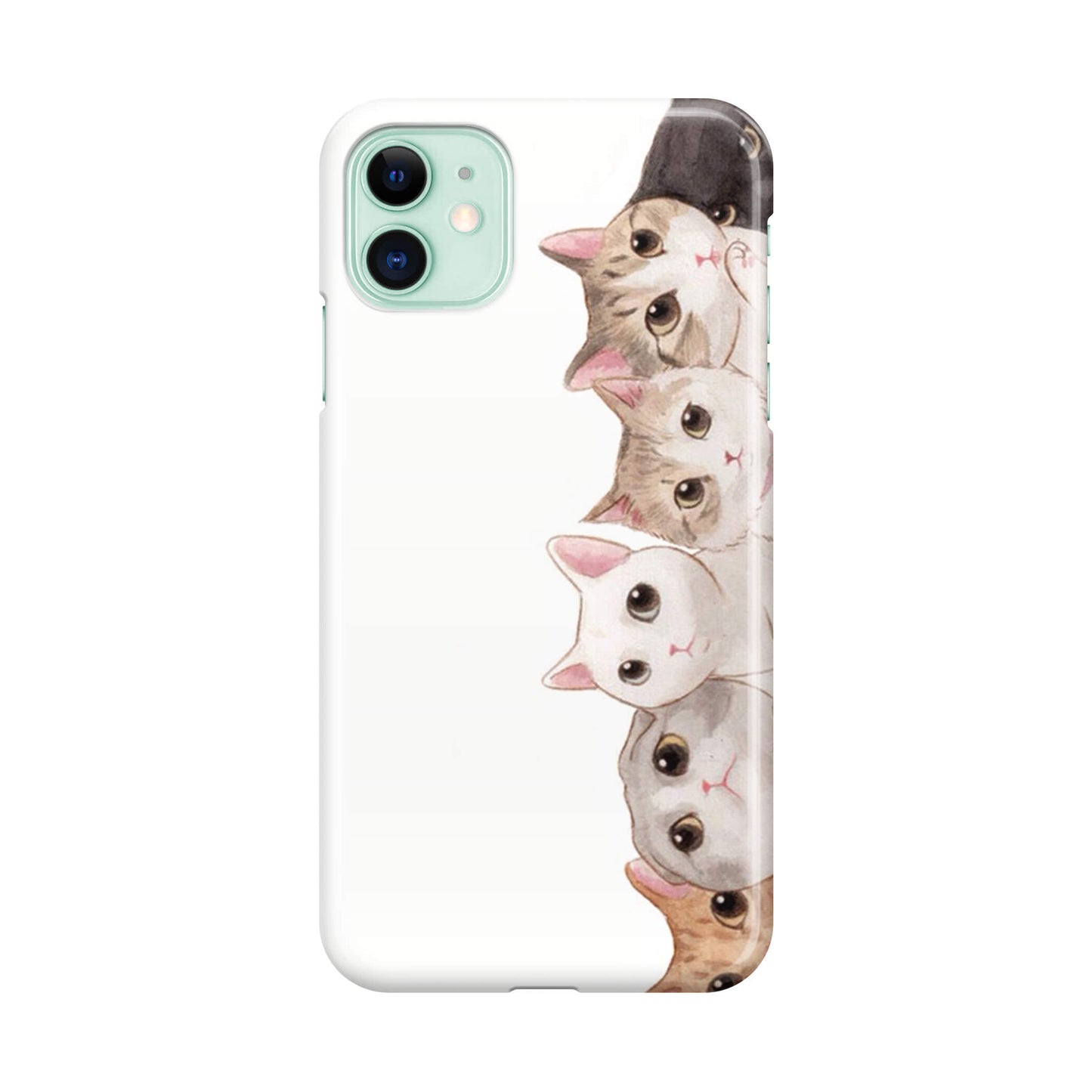 Cute Cats Vertical iPhone 11 Case