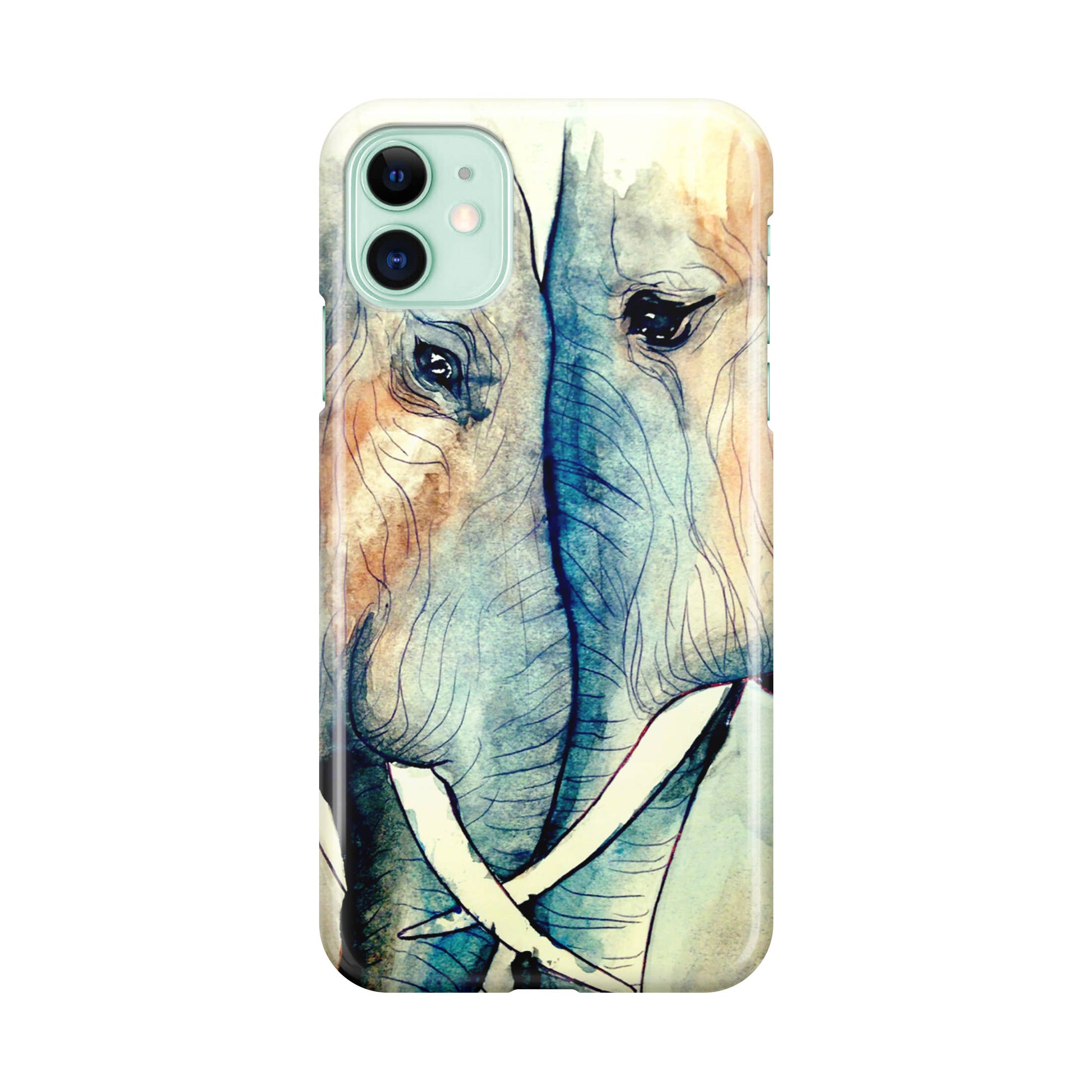 Elephants Sadness iPhone 11 Case