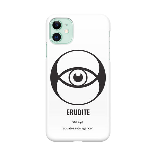 Erudite Divergent Faction iPhone 11 Case