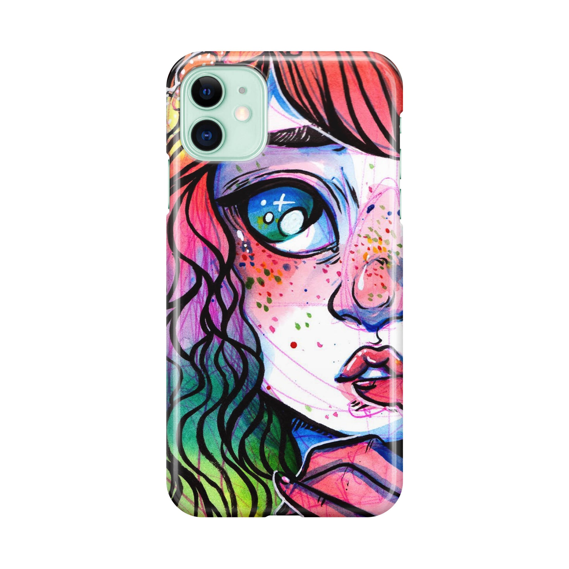 Eyes And Braids iPhone 11 Case