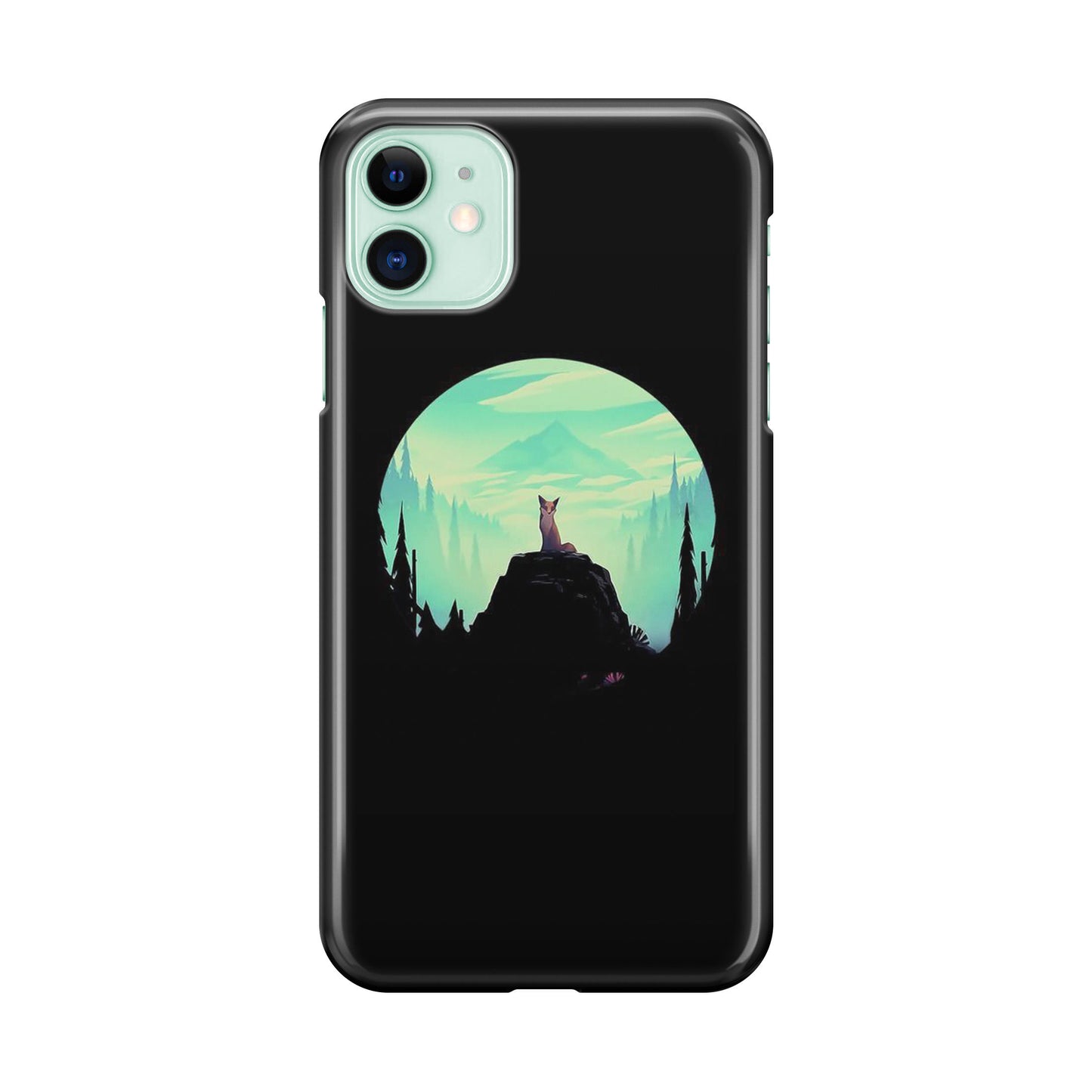 Fox on the Rock iPhone 11 Case