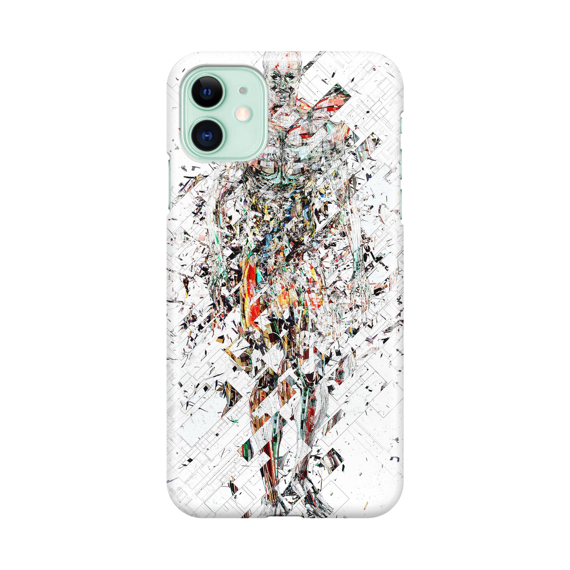 Fragmantacia Art Human Abstract iPhone 11 Case