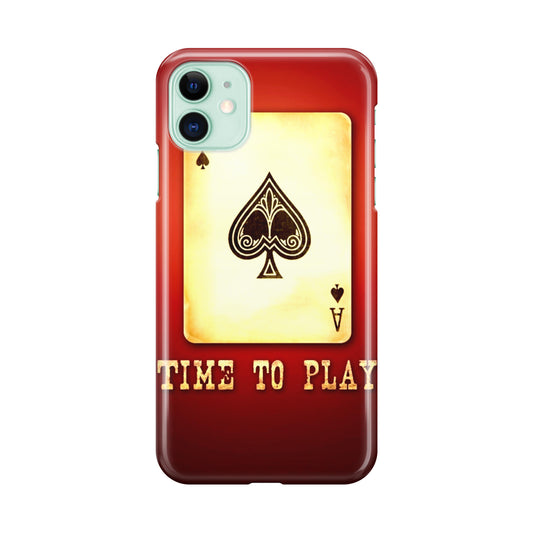 Game Card Time To Play iPhone 11 Case