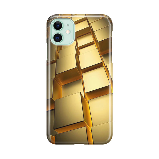 Golden Cubes iPhone 11 Case