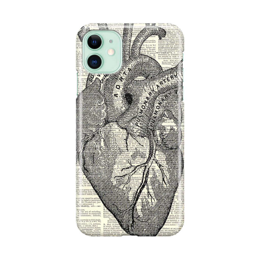 Heart Book Art iPhone 11 Case