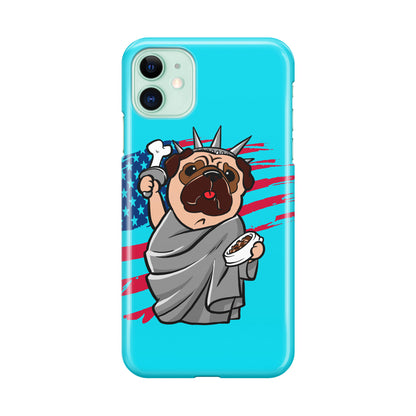 Independence Day Pug iPhone 12 mini Case