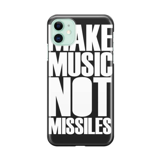 Make Music Not Missiles iPhone 12 mini Case