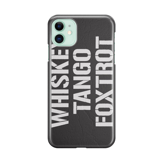 Military Signal Code iPhone 11 Case