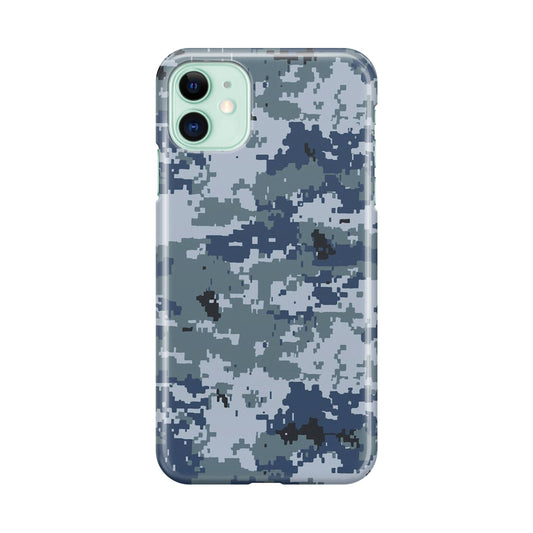 Navy Camo iPhone 11 Case